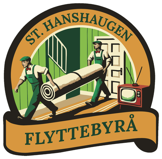 Logoen til St. Hanshaugen flyttebyrå AS